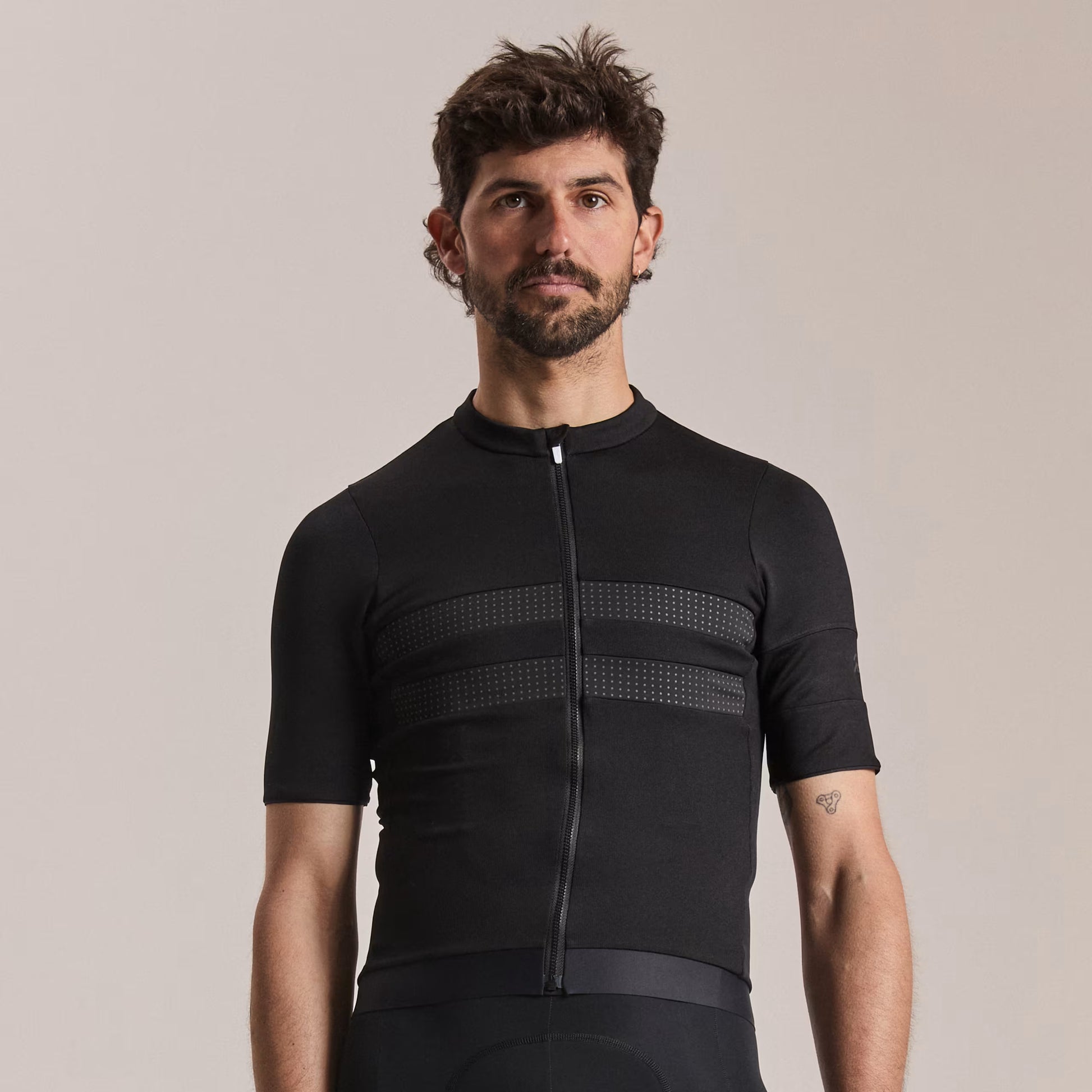 Rapha 2026 Men's Brevet Merino Cycling Jersey III - Black image 3