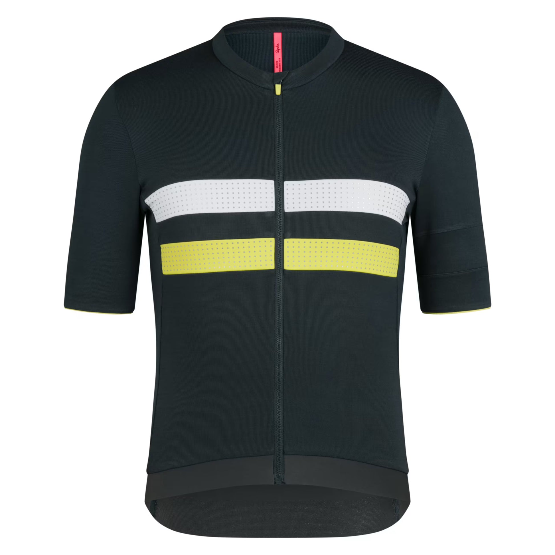 Rapha 2026 Men's Brevet Merino Jersey III - Dark Forest/Chartreuse image 1