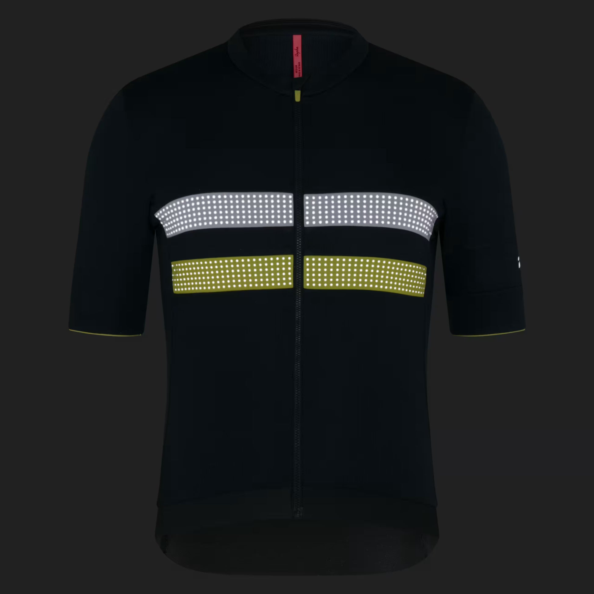 Rapha 2026 Men's Brevet Merino Jersey III - Dark Forest/Chartreuse image 7