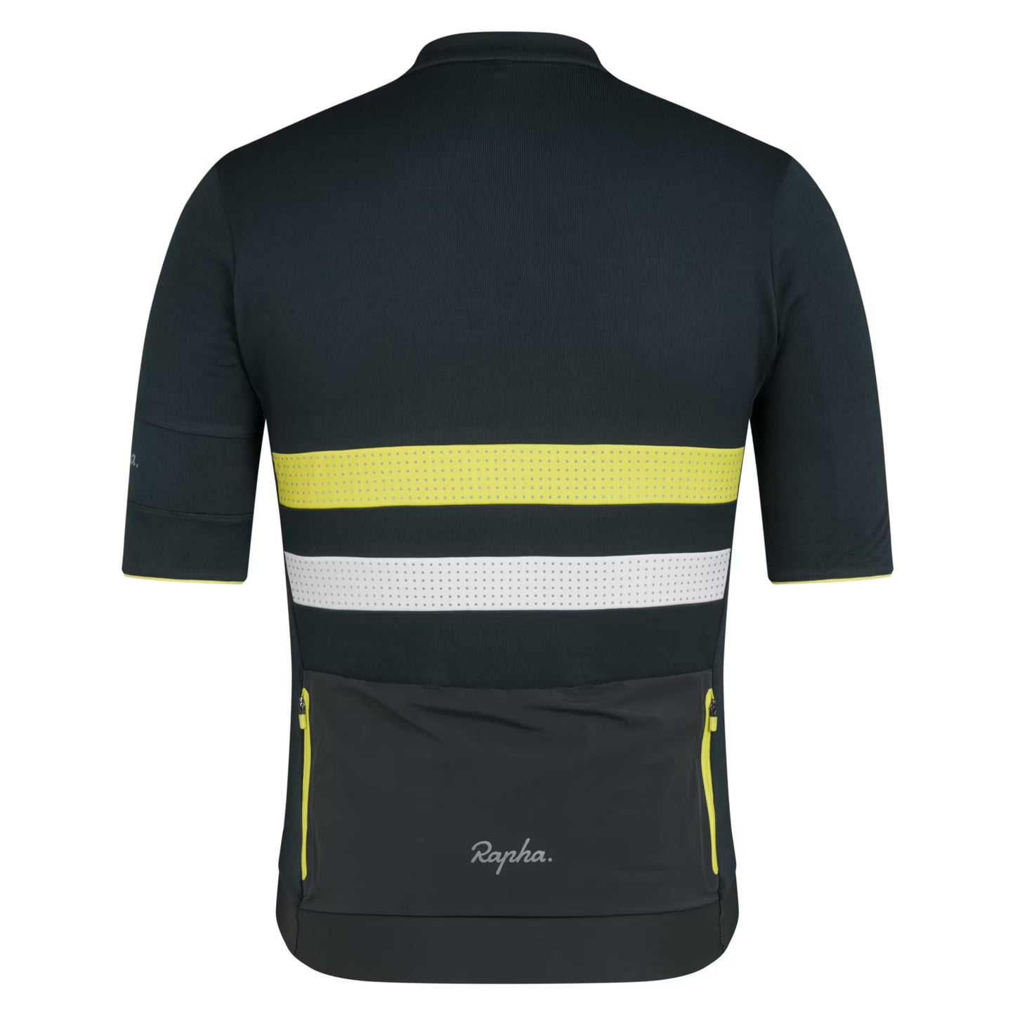 Rapha 2026 Men's Brevet Merino Jersey III - Dark Forest/Chartreuse image 2