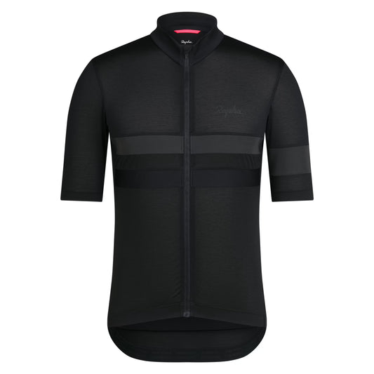 Rapha 2025 Brevet Men's Lightweight Jersey - Black/Black