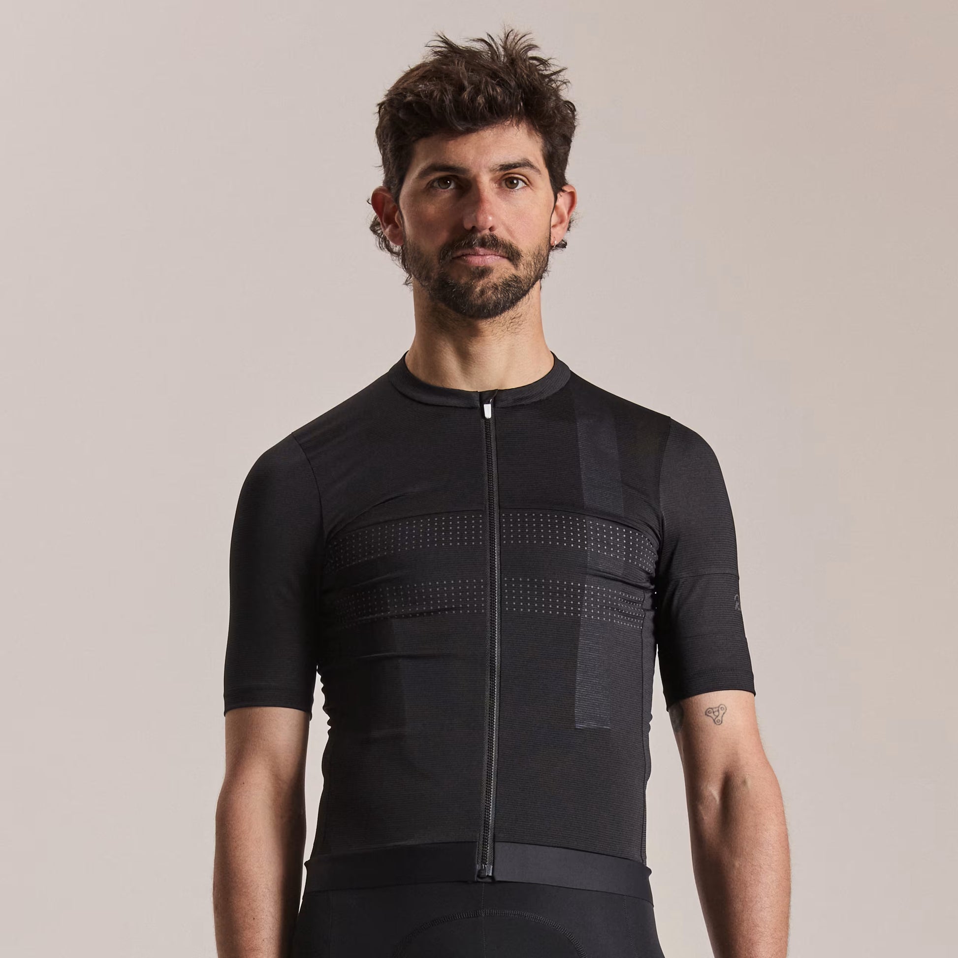 Rapha 2026 Men's Brevet Lightweight Cycling Jersey III - Black image 3