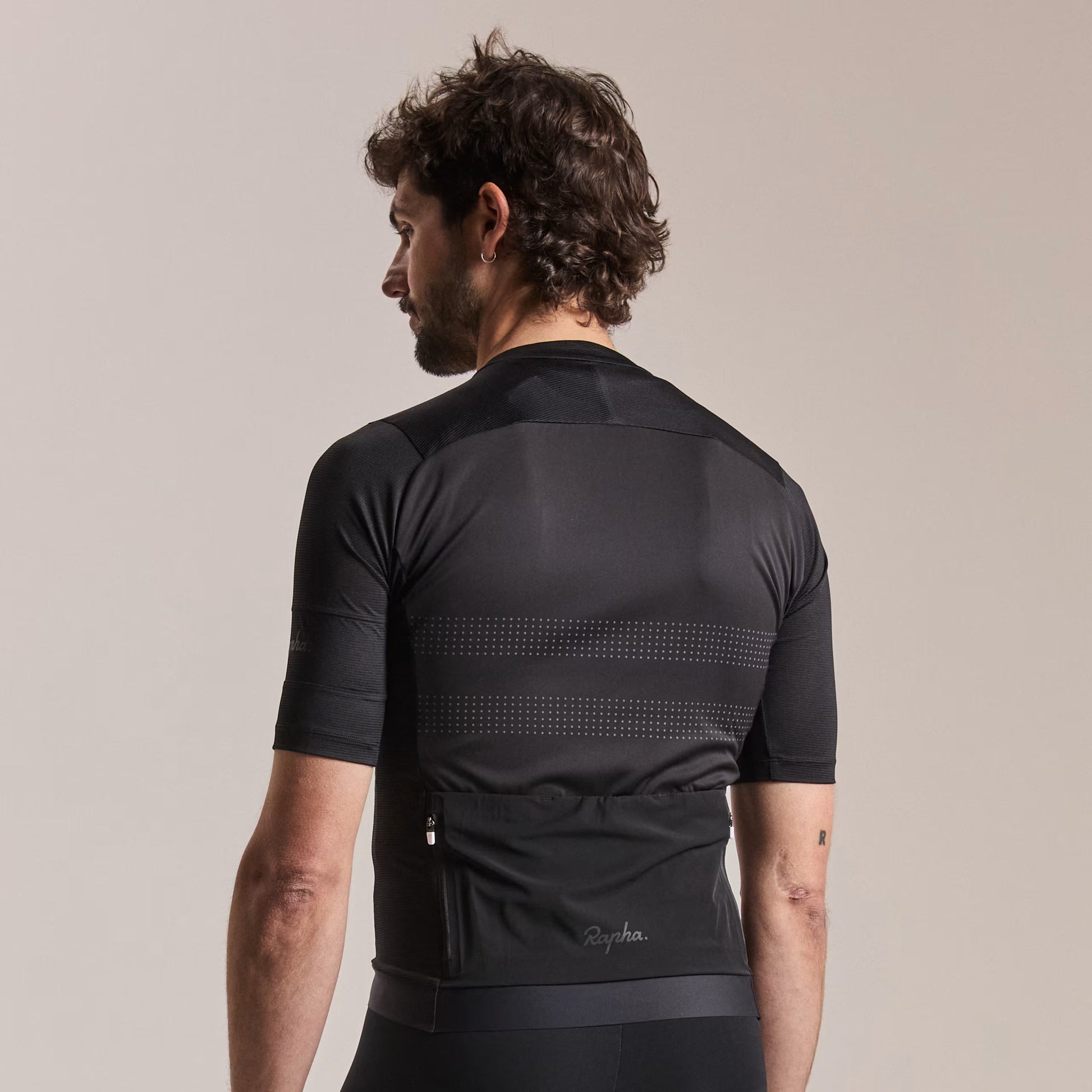 Rapha 2026 Men's Brevet Lightweight Cycling Jersey III - Black image 4