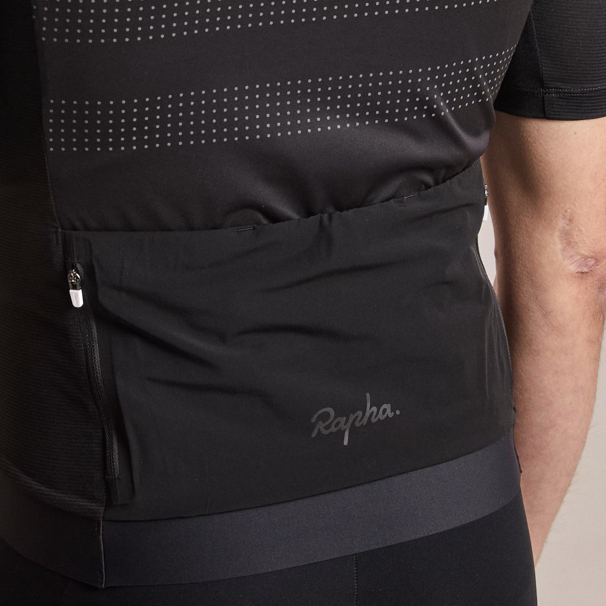 Rapha 2026 Men's Brevet Lightweight Cycling Jersey III - Black image 6