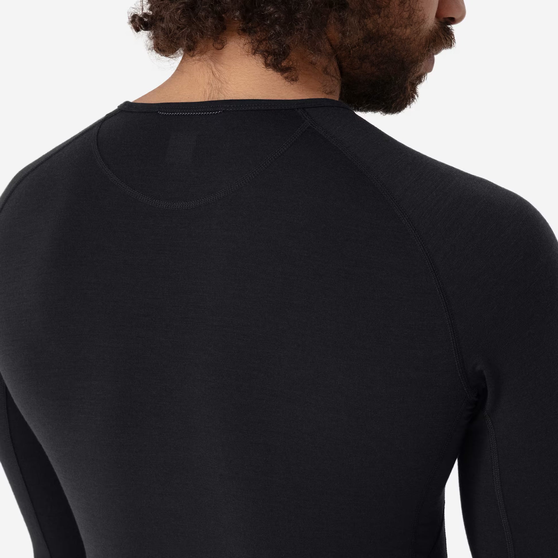 Rapha Men's Merino Long Sleeve Base Layer - Black image 4