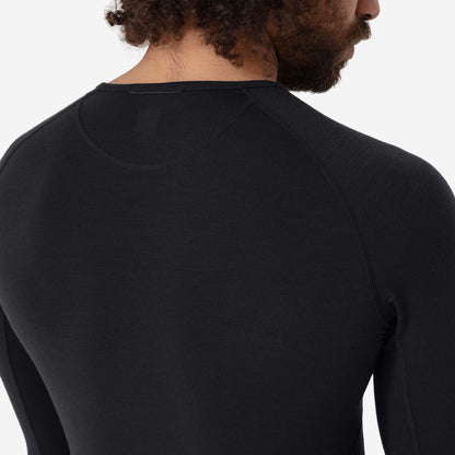 Rapha Men's Merino Long Sleeve Base Layer - Black image 4