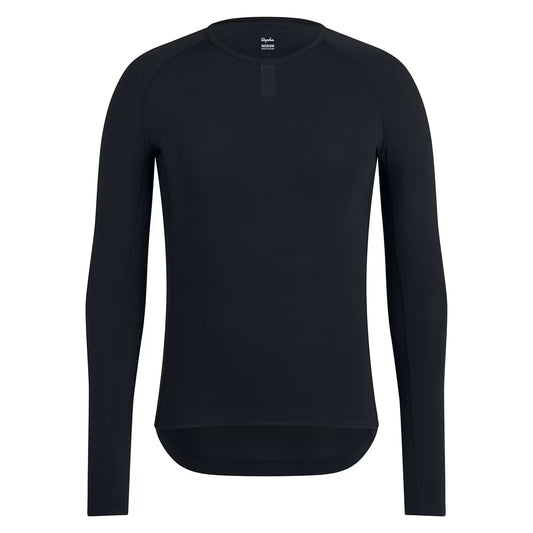 Rapha Men's Merino Long Sleeve Base Layer - Black image 1