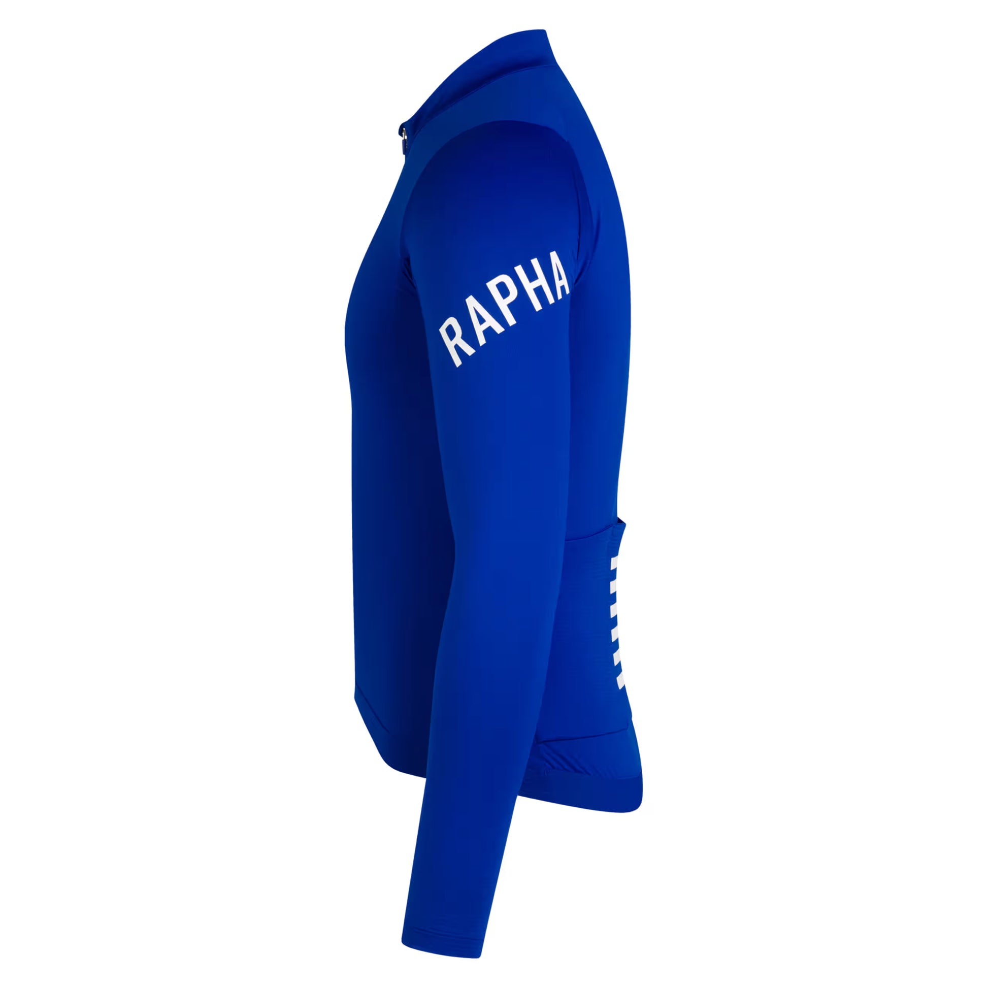 Rapha Men's Pro Team Long Sleeve Midweight Cycling Jersey - Blue/White BMY01XXSURXSM,BMY01XXSURSML,BMY01XXSURMED,BMY01XXSURLRG,BMY01XXSURXLG image 4