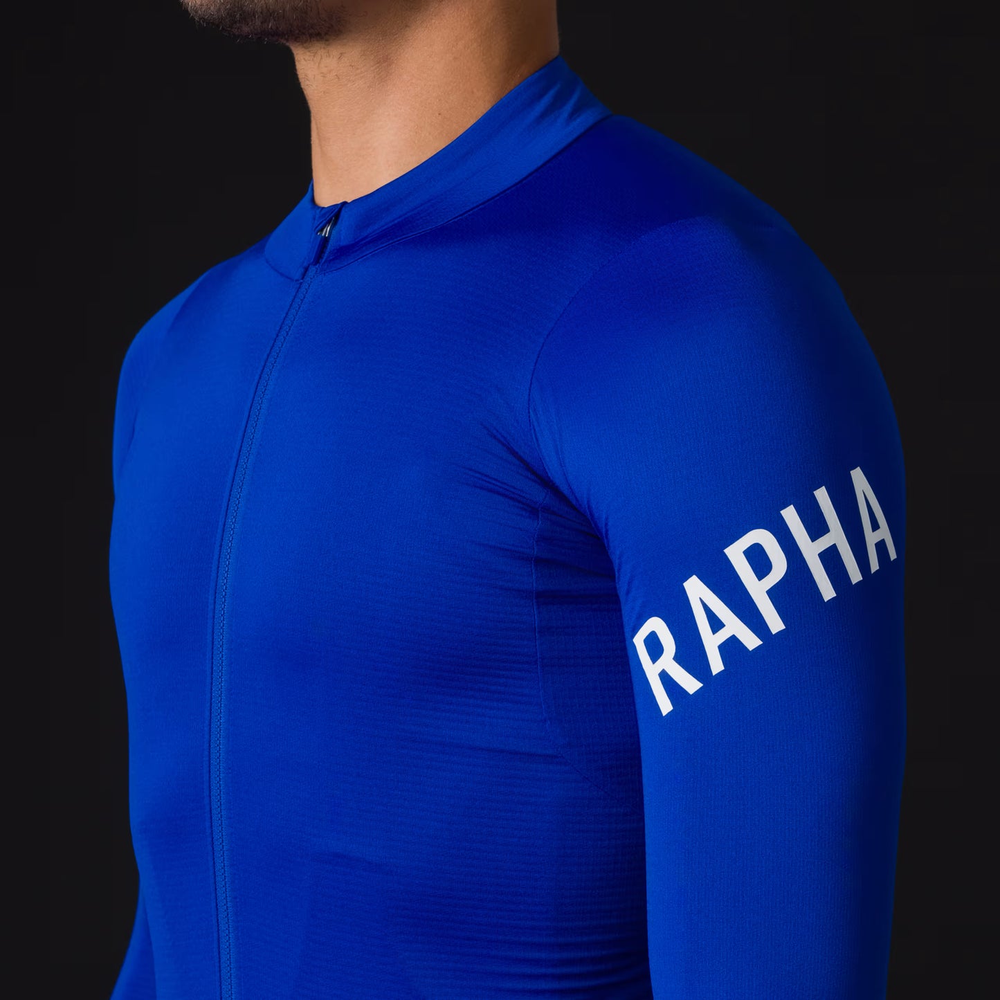 Rapha Men's Pro Team Long Sleeve Midweight Cycling Jersey - Blue/White BMY01XXSURXSM,BMY01XXSURSML,BMY01XXSURMED,BMY01XXSURLRG,BMY01XXSURXLG image 6