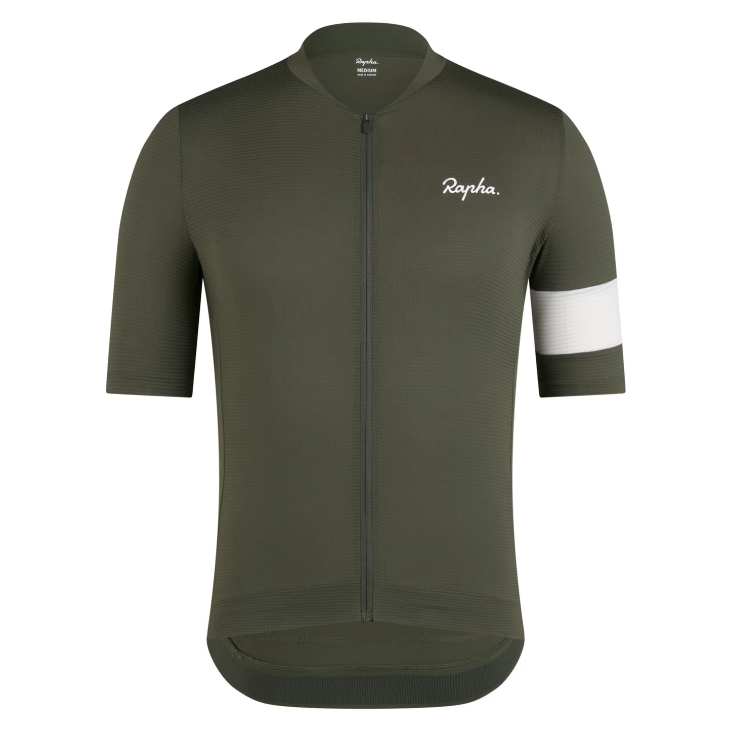 Rapha Men's Core Lightweight Jersey Dark Green/White image 1
