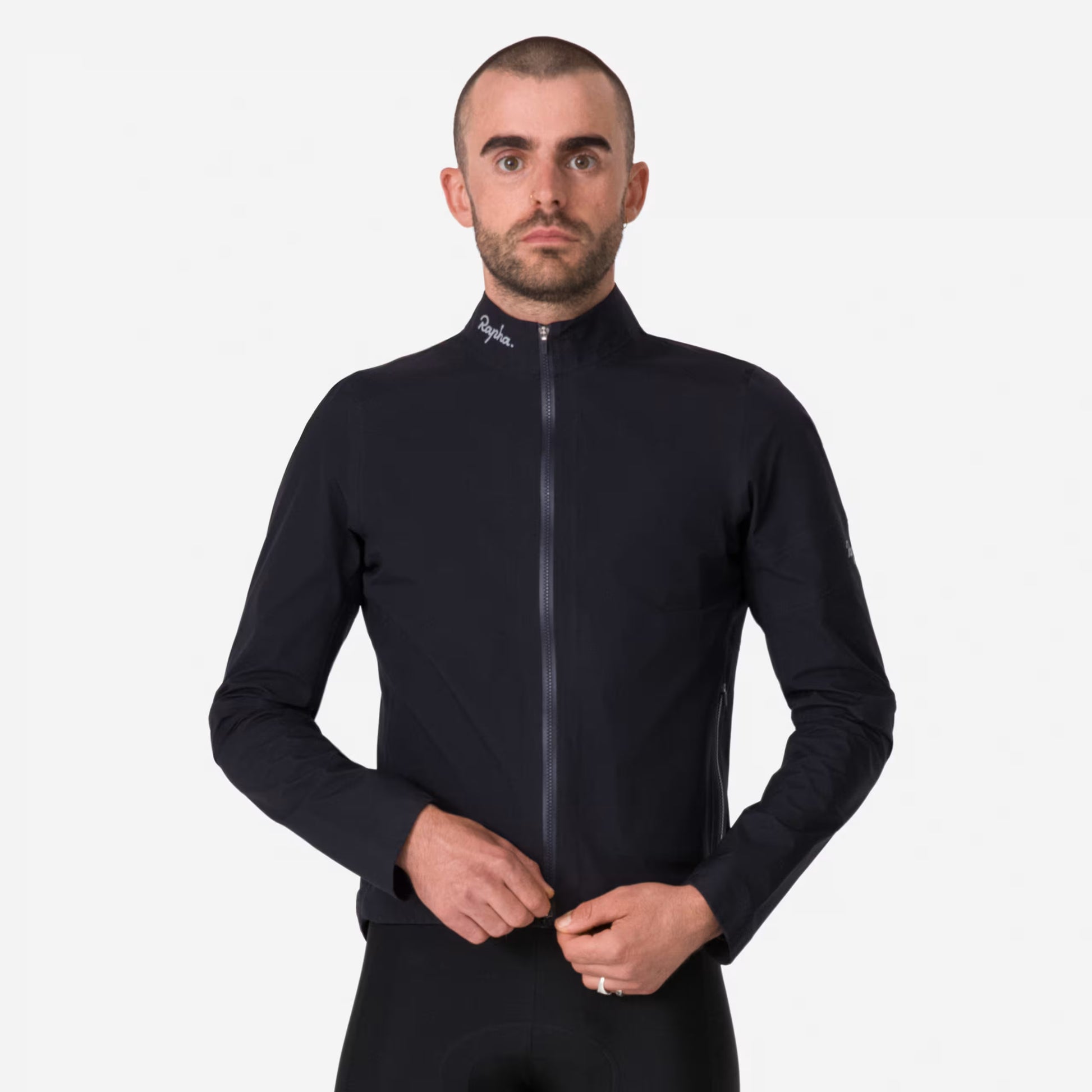 Rapha 2025 Men's Gore-Tex Rain Jacket - Black image 2 BNF01XXASEXSM,BNF01XXASESML,BNF01XXASEMED,BNF01XXASELRG,BNF01XXASEXLG,BNF01XXASEXXL