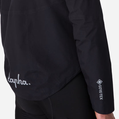 Rapha 2025 Men's Gore-Tex Rain Jacket - Black image 4 BNF01XXASEXSM,BNF01XXASESML,BNF01XXASEMED,BNF01XXASELRG,BNF01XXASEXLG,BNF01XXASEXXL
