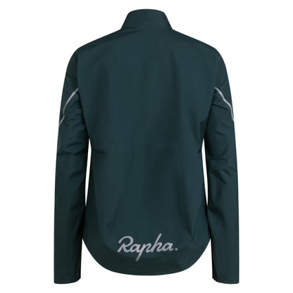 Rapha Women's Gore-Tex Rain Jacket Forest Green/Silver Reflective BNR01XXMSVXXS,BNR01XXMSVXSM,BNR01XXMSVSML,BNR01XXMSVMED,BNR01XXMSVLRG,BNR01XXMSVXLG image 2