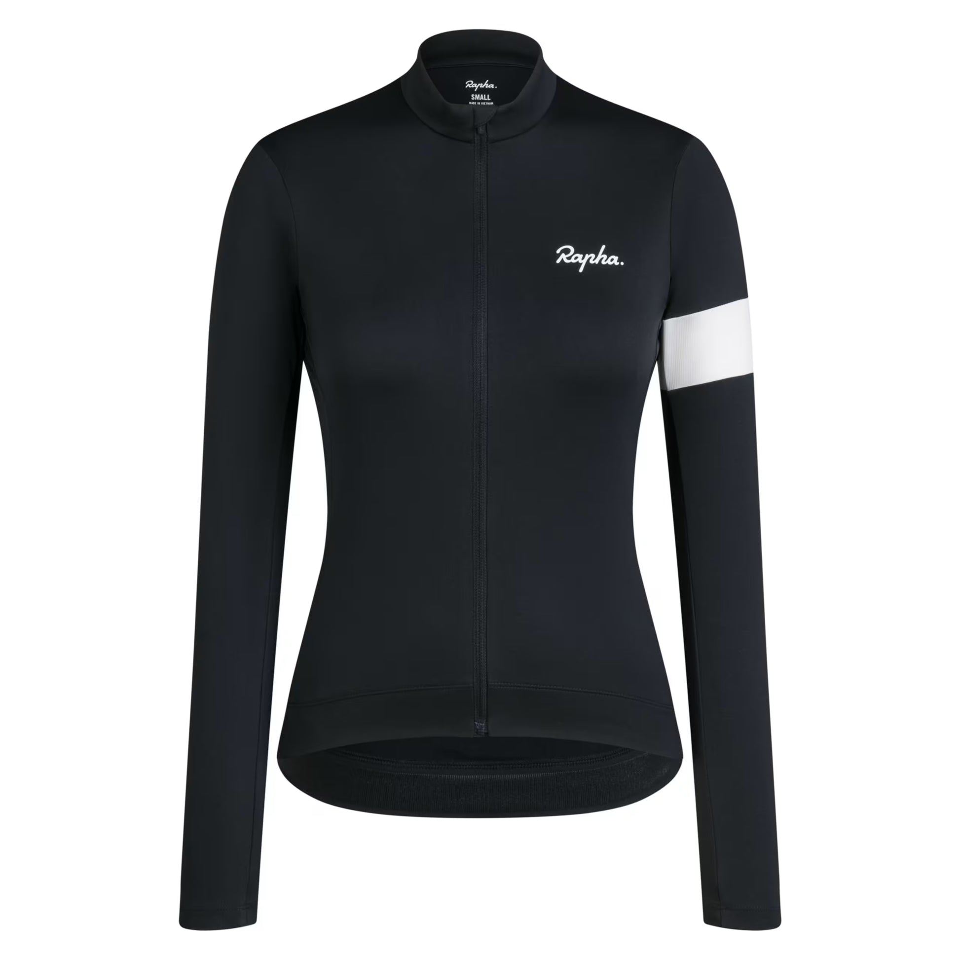 Rapha Women's Core Thermal Long Sleeve Jersey Black / White image 1