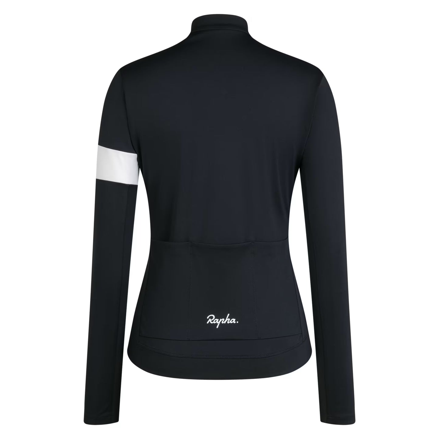 Rapha Women's Core Thermal Long Sleeve Jersey Black / White image 2