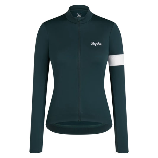 Rapha Women's Core Thermal Long Sleeve Jersey - Forest Green image 1