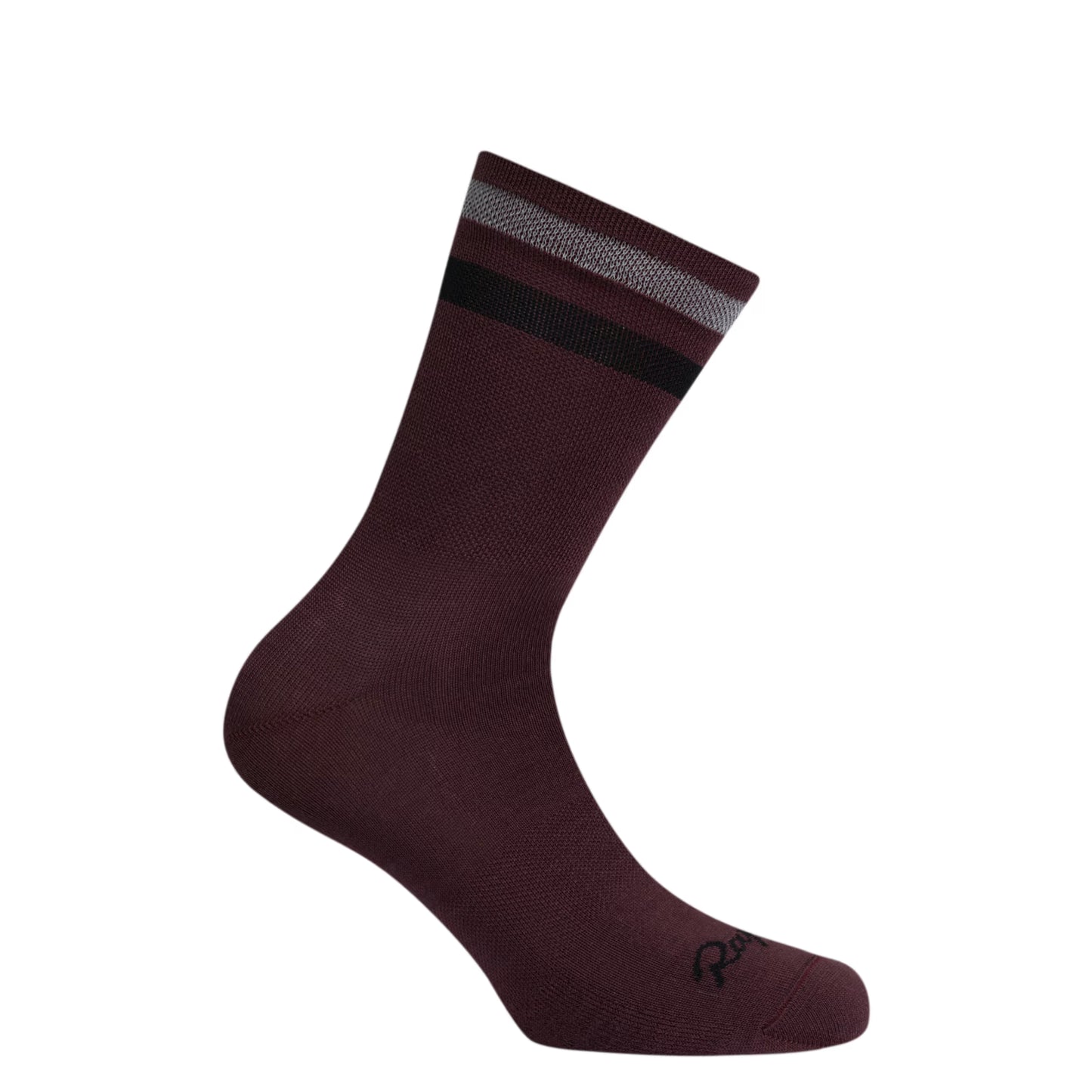 Rapha 2025 Brevet Unisex Socks Regular, Mahogany/White