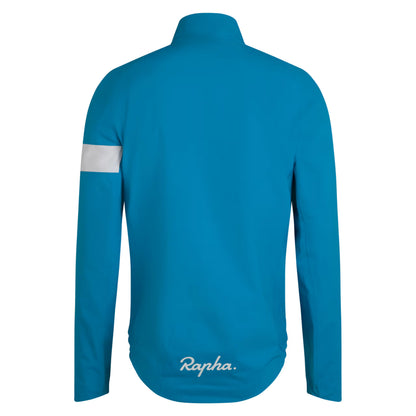 Rapha 2026 Men's Core Rain Jacket Teal Blue/White image 2