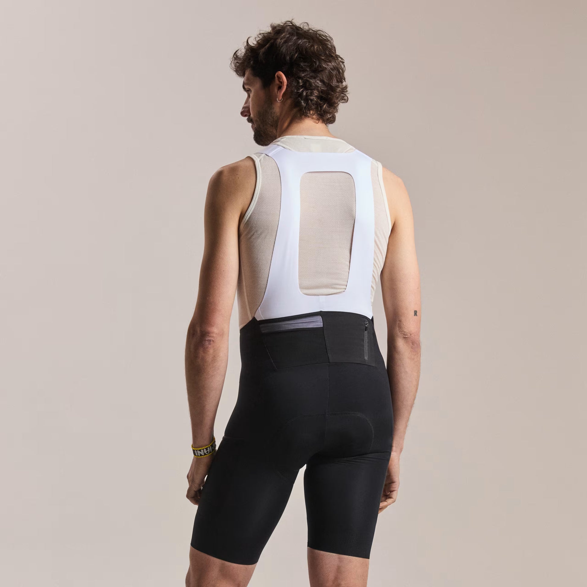 Rapha 2026 Men's Brevet Cargo Bib Cycling Shorts III - Black/White image 4