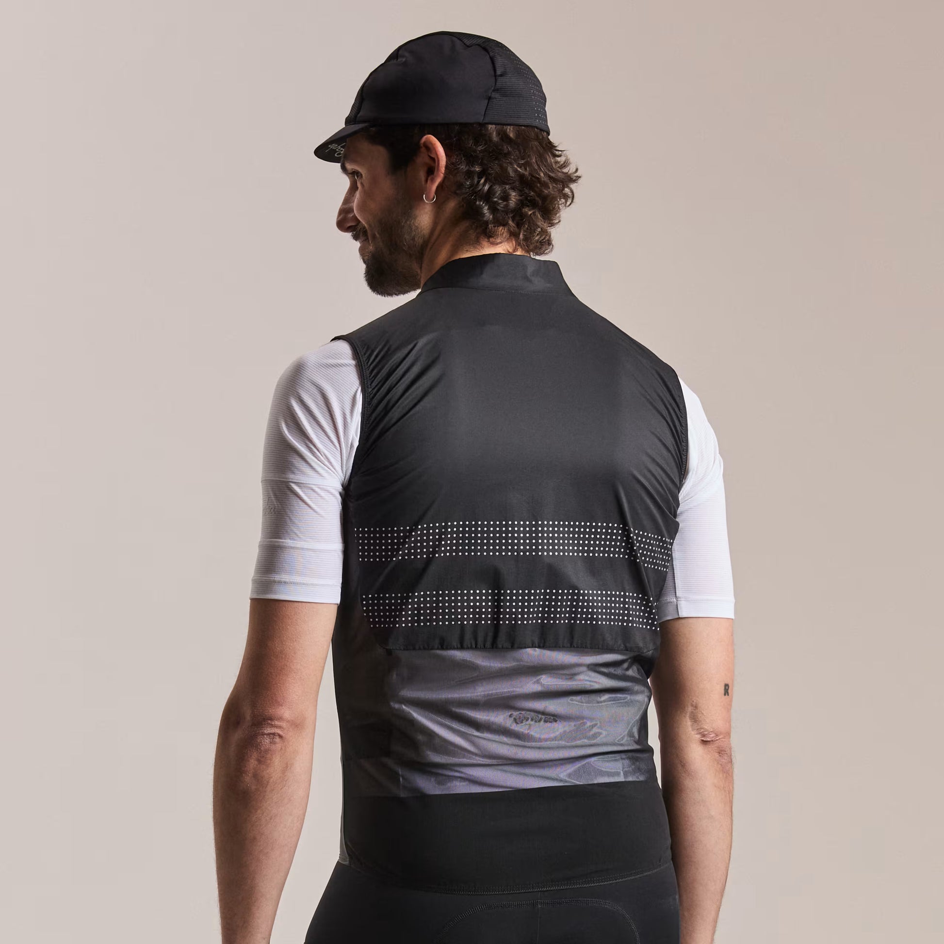 Rapha 2026 Men's Brevet Wind Cycling Gilet III, Black image 4