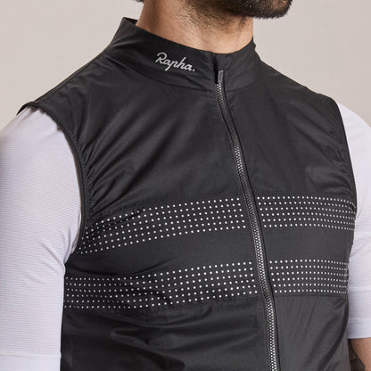 Rapha 2026 Men's Brevet Wind Cycling Gilet III, Black image 6