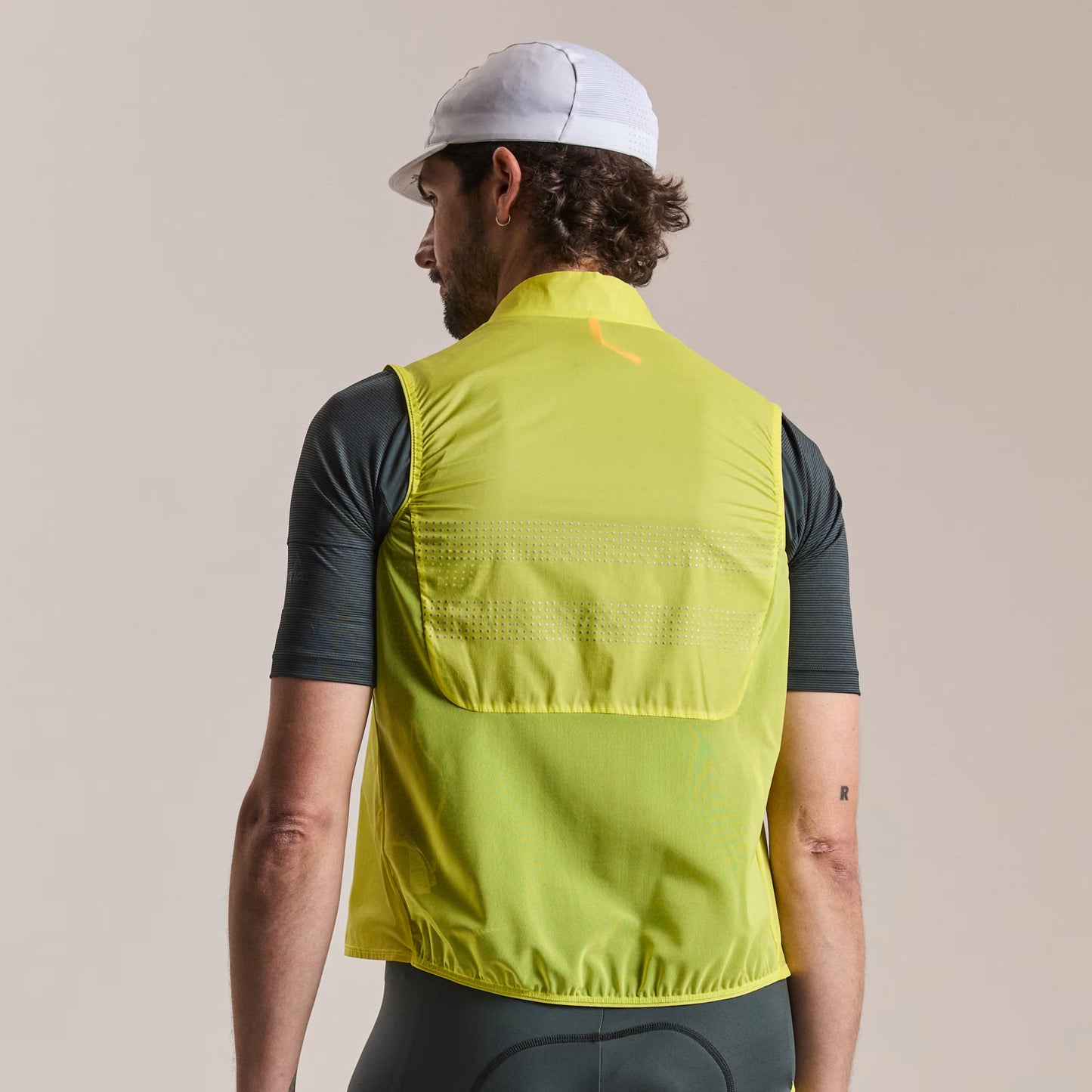Rapha 2026 Men's Brevet Wind Gilet III, Chartreuse/Silver image 4