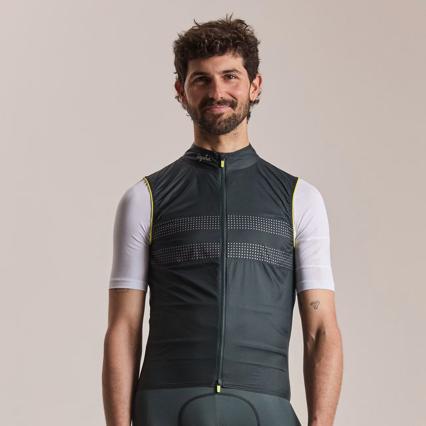 Rapha 2026 Men's Brevet Wind Cycling Gilet III, Dark Forest image 4