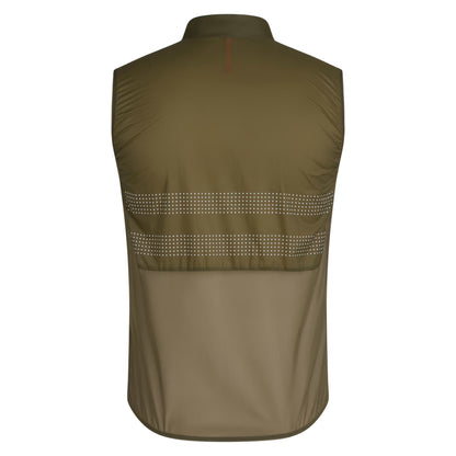Rapha 2026 Men's Brevet Wind Cycling Gilet III, Dark Olive/White image 2