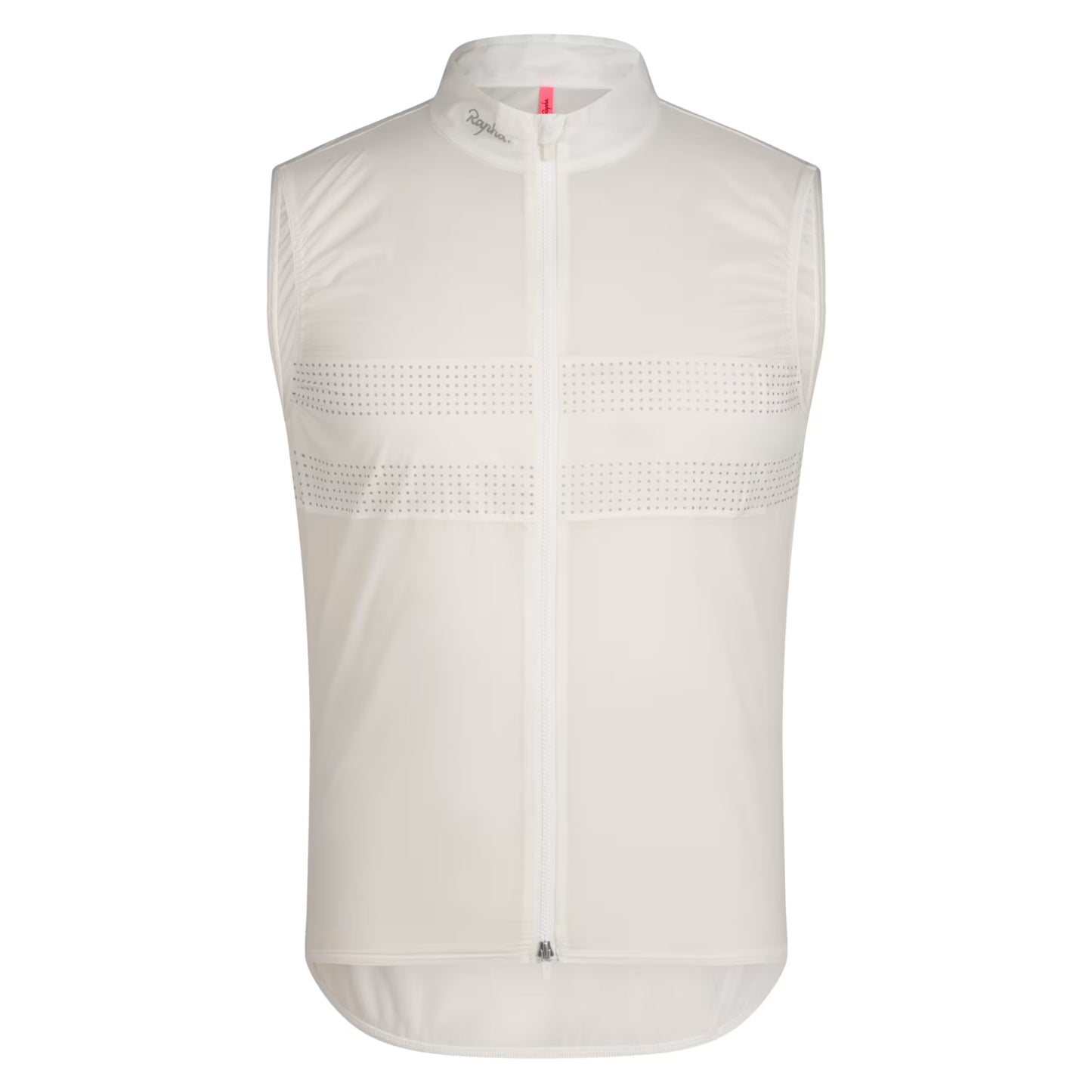 Rapha Men's Brevet Wind Cycling Gilet III, White/Silver image 1