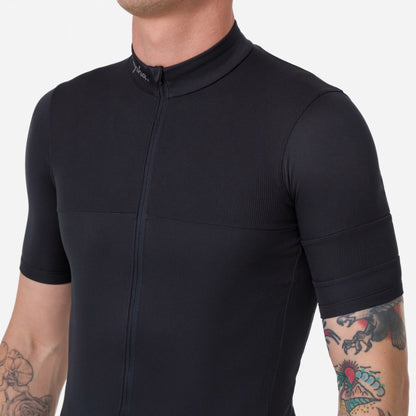 Rapha Men's Brevet Element Jersey Black / Grey BUP01XXAGR image 3