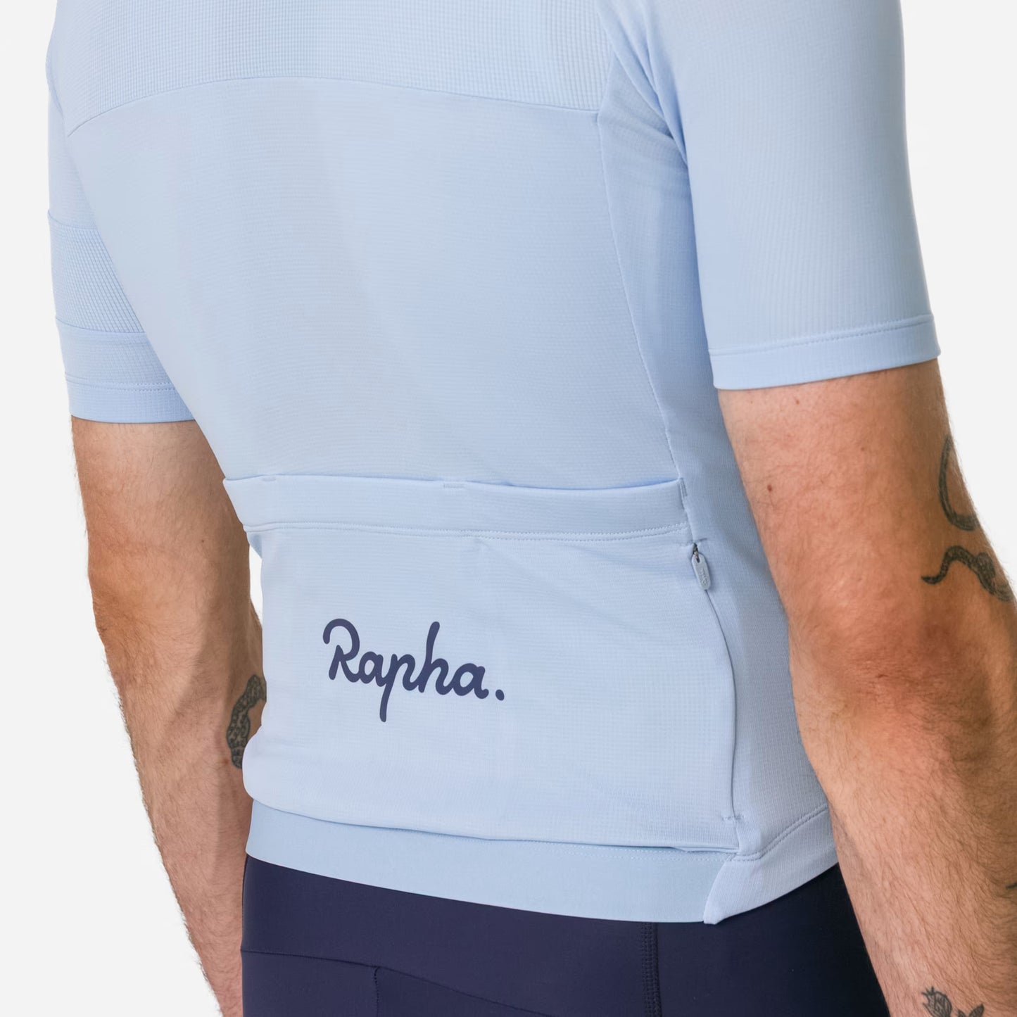 Rapha 2025 Men's Brevet Element Jersey Arctic / Navy image 4