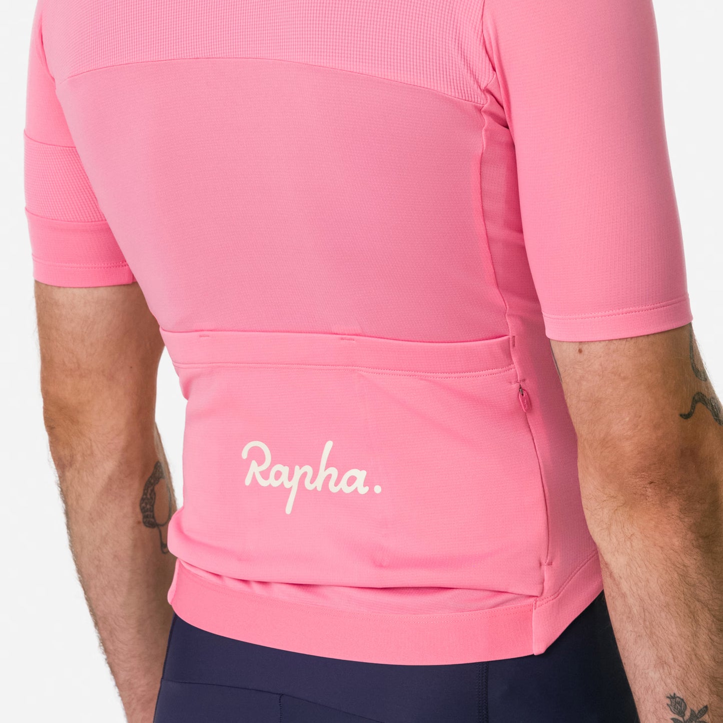 Rapha 2025 Men's Brevet Element Jersey Pink / Cream image 4