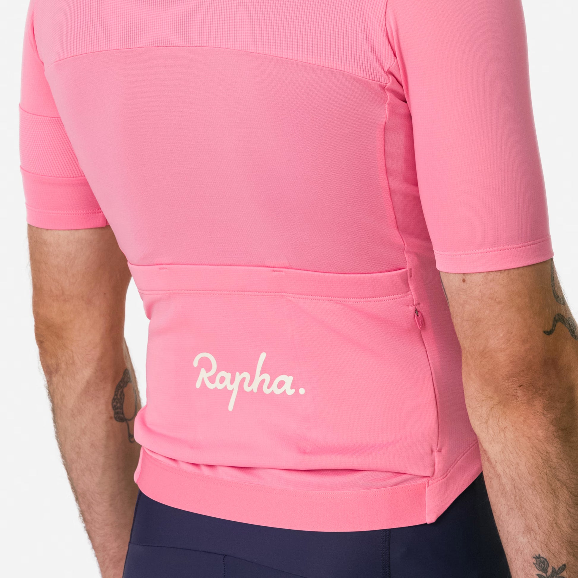 Rapha 2025 Men's Brevet Element Jersey Pink / Cream image 4