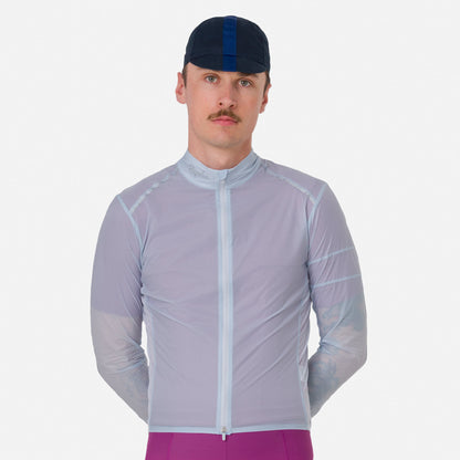 Rapha Men's Brevet Element Wind Jacket, Jewelled Ice/Silver image 4