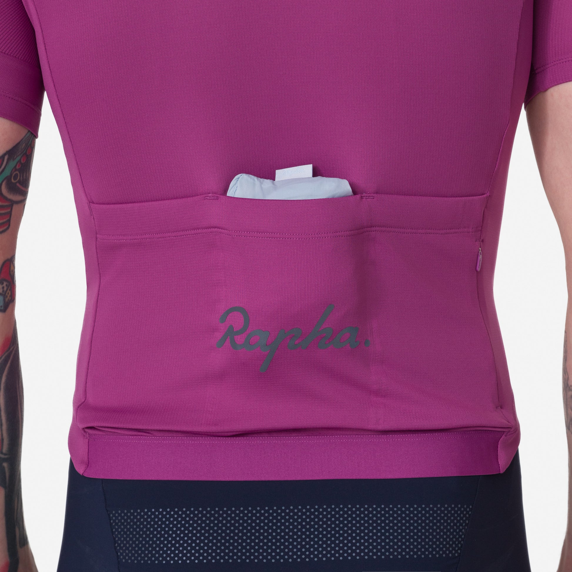 Rapha Men's Brevet Element Wind Jacket, Jewelled Ice/Silver image 6