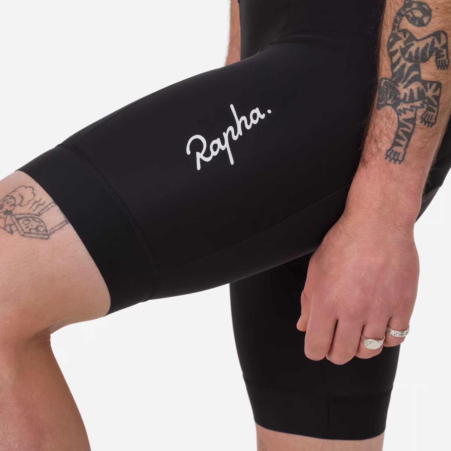 Rapha Men's Core Bib Shorts Jewelled Blue/White image 4