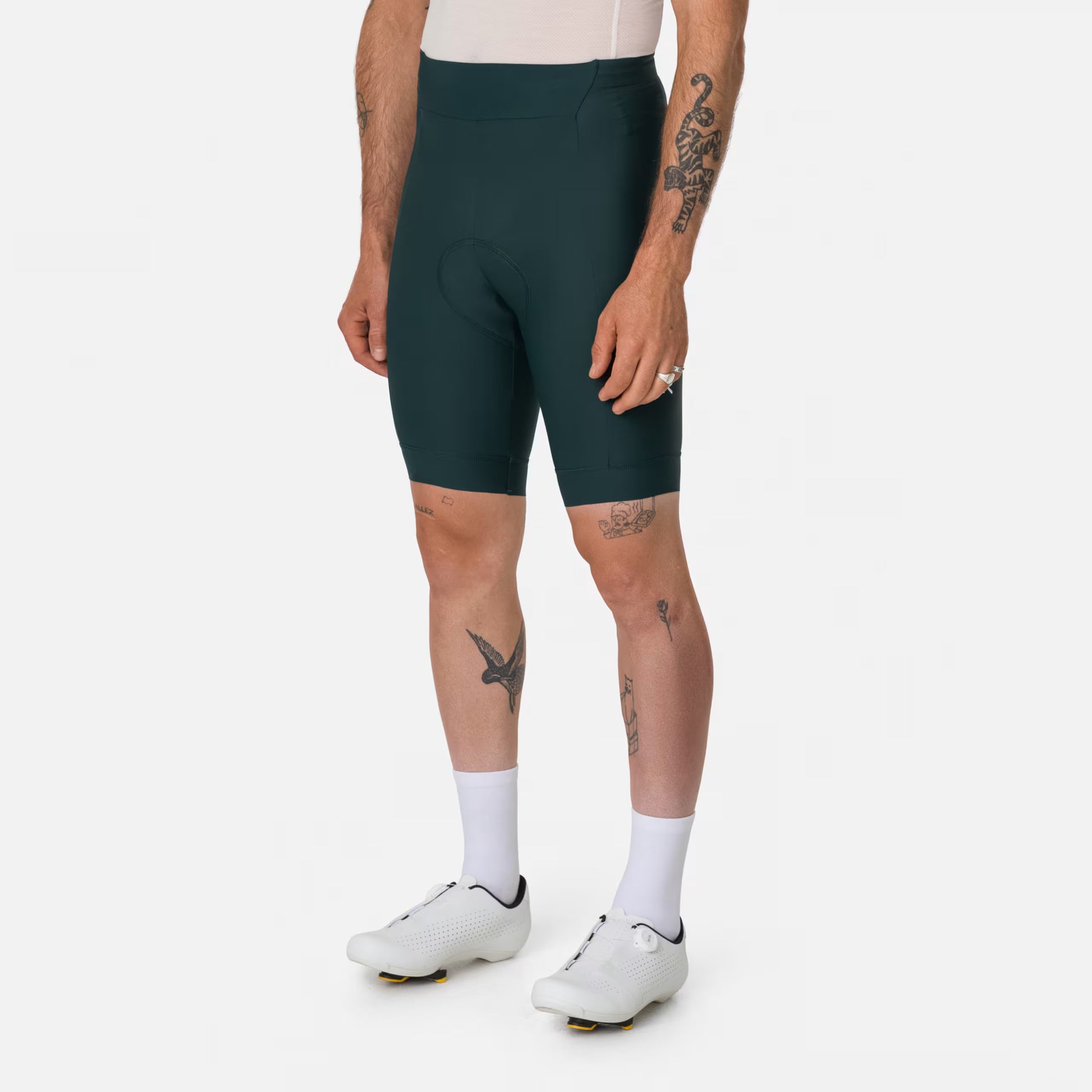 Rapha 2025 Men's Core Shorts Forest Green / White image 5