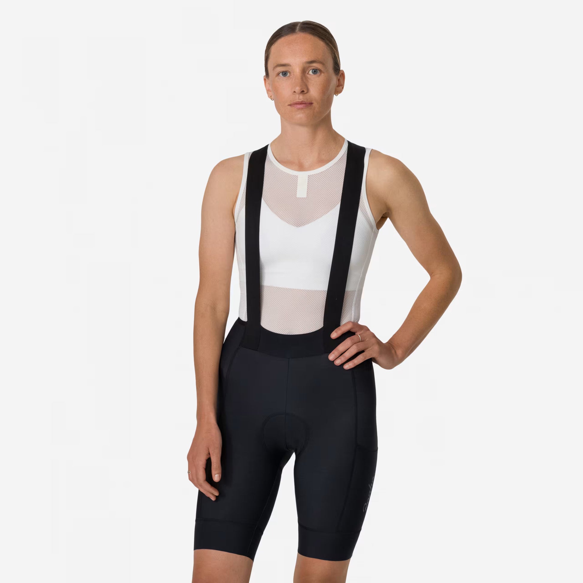 Rapha Women's Brevet Element Cargo Bib Shorts Black/White image 4