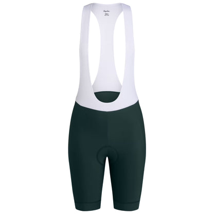Rapha 2025 Women's Core Bib Shorts Forest Green/White CCK01XXFWHXXS,CCK01XXFWHXSM,CCK01XXFWHSML,CCK01XXFWHMED,CCK01XXFWHLRG,CCK01XXFWHXLG image 1