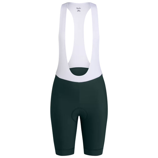 Rapha 2025 Women's Core Bib Shorts Forest Green/White CCK01XXFWHXXS,CCK01XXFWHXSM,CCK01XXFWHSML,CCK01XXFWHMED,CCK01XXFWHLRG,CCK01XXFWHXLG image 1