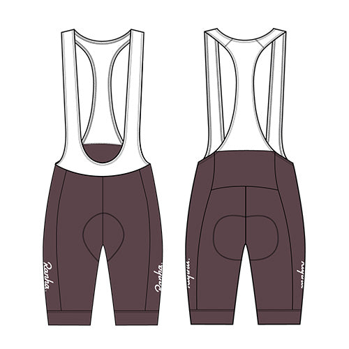 Rapha 2026 Women's Core Bib Shorts, Huckleberry/White CCK02XXHUW