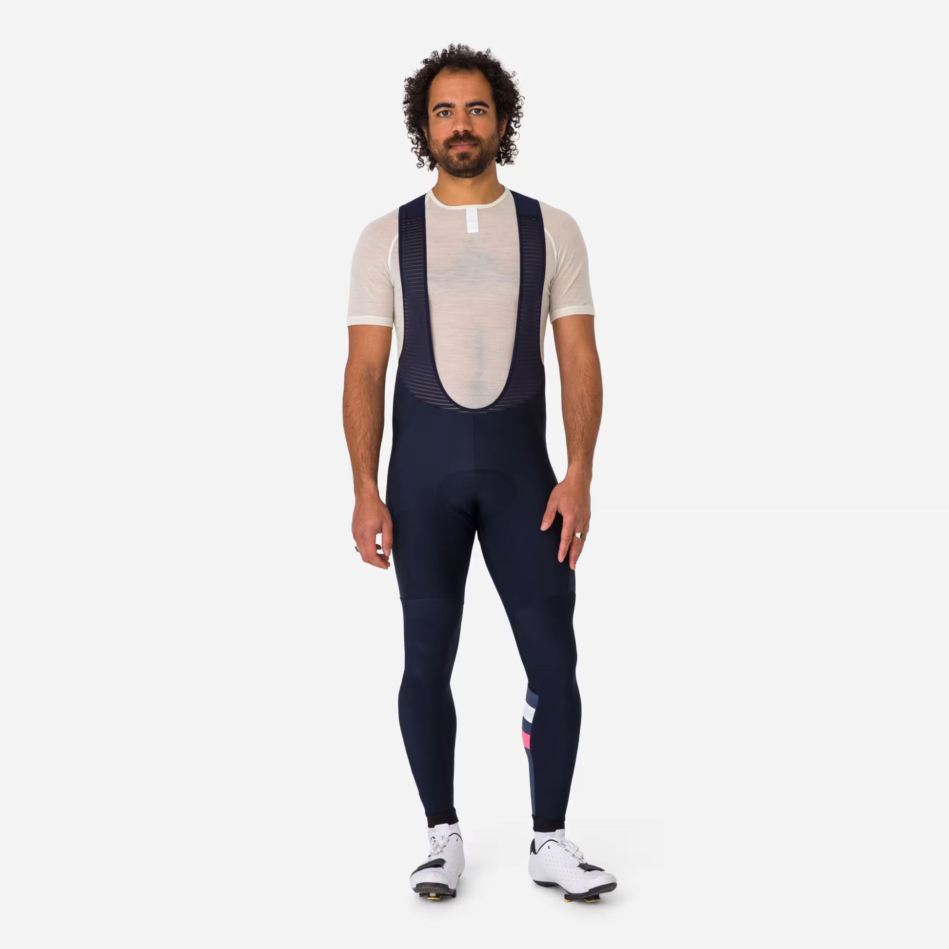 Rapha Brevet Men's Cargo Winter Tights, Dark Navy/White image 4