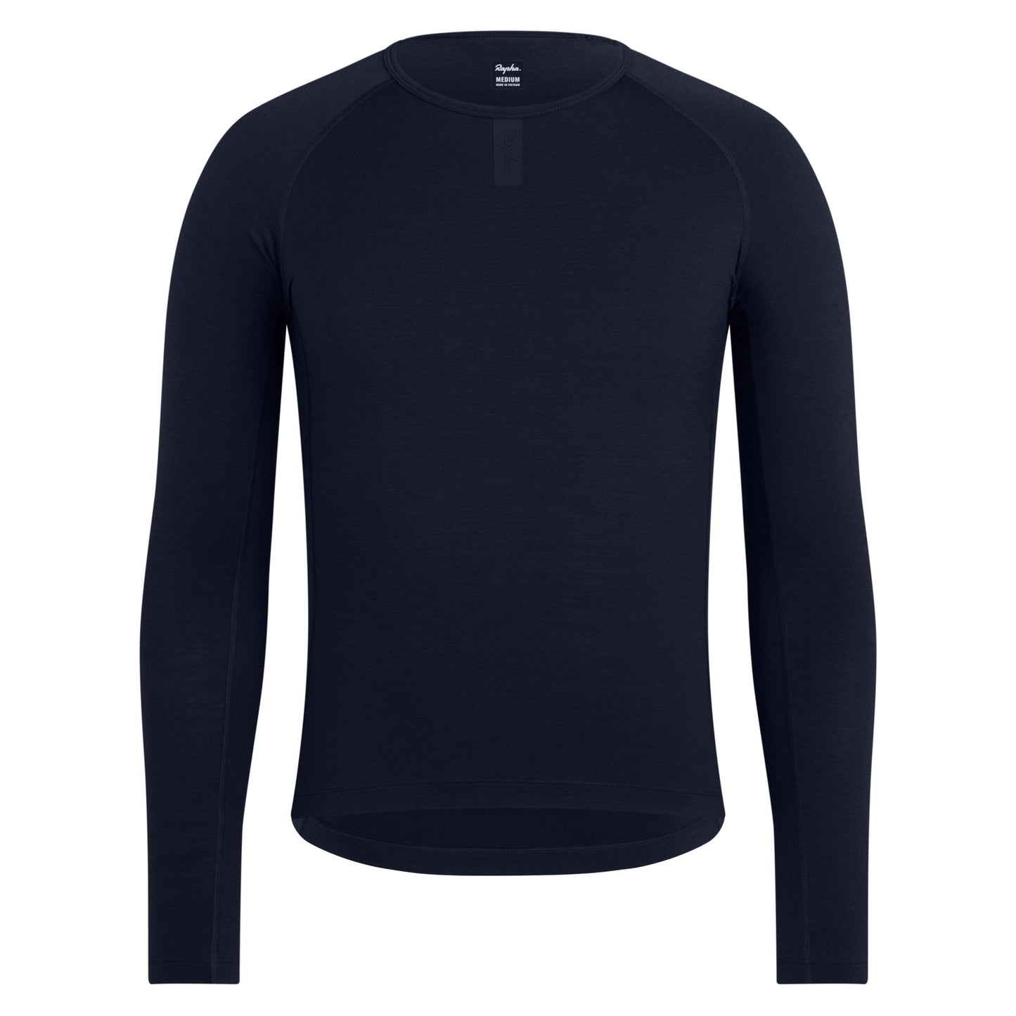 Rapha Men's Merino Long Sleeve Base Layer, Dark Navy image 1