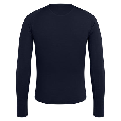 Rapha Men's Merino Long Sleeve Base Layer, Dark Navy image 2