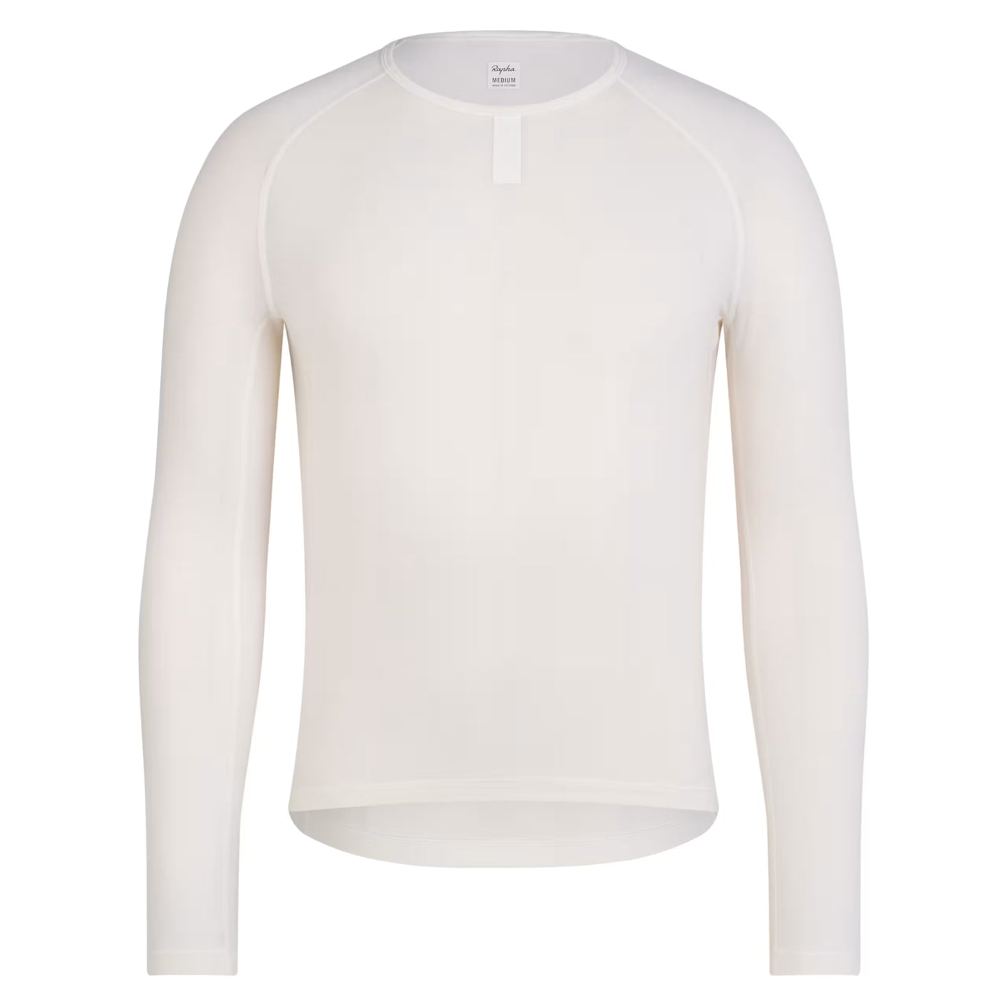 Rapha Men's Merino Long Sleeve Base Layer - Cream/White image 1