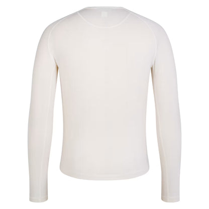 Rapha Men's Merino Long Sleeve Base Layer - Cream/White image 2