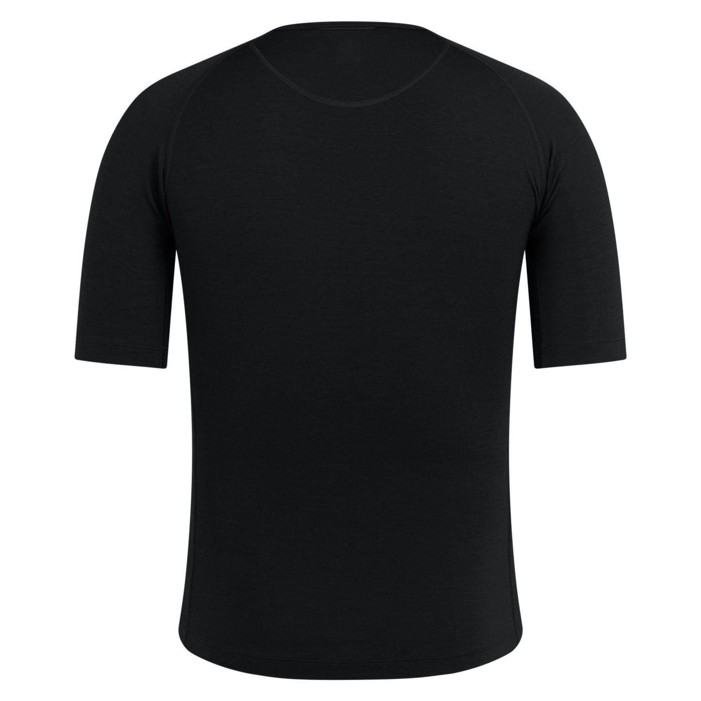 Rapha Men's Merino Base Layer Short Sleeve, Black CIA01XXBBK image 1
