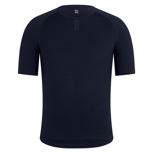 Rapha Men's Merino Base Layer Short Sleeve, Dark Navy CIA01XXDNY image 1
