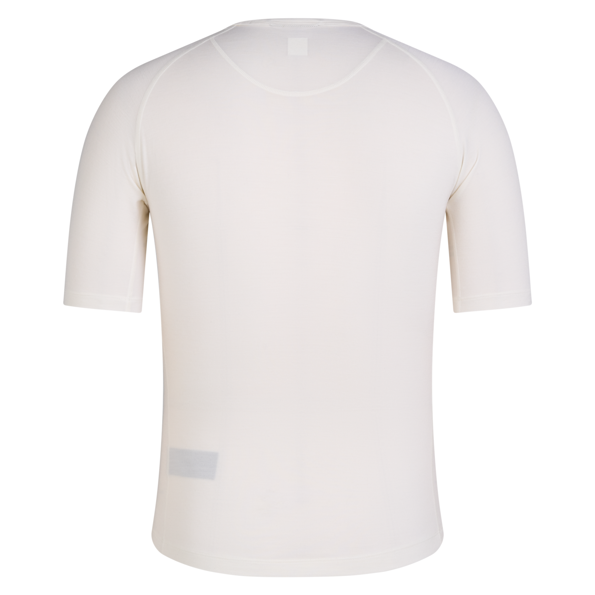 Rapha Men's Merino Base Layer Short Sleeve, Cream/White CIA01XXPWA image 2