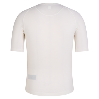 Rapha Men's Merino Base Layer Short Sleeve, Cream/White CIA01XXPWA image 2